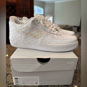 Bedazzled Women Nike Air force 1